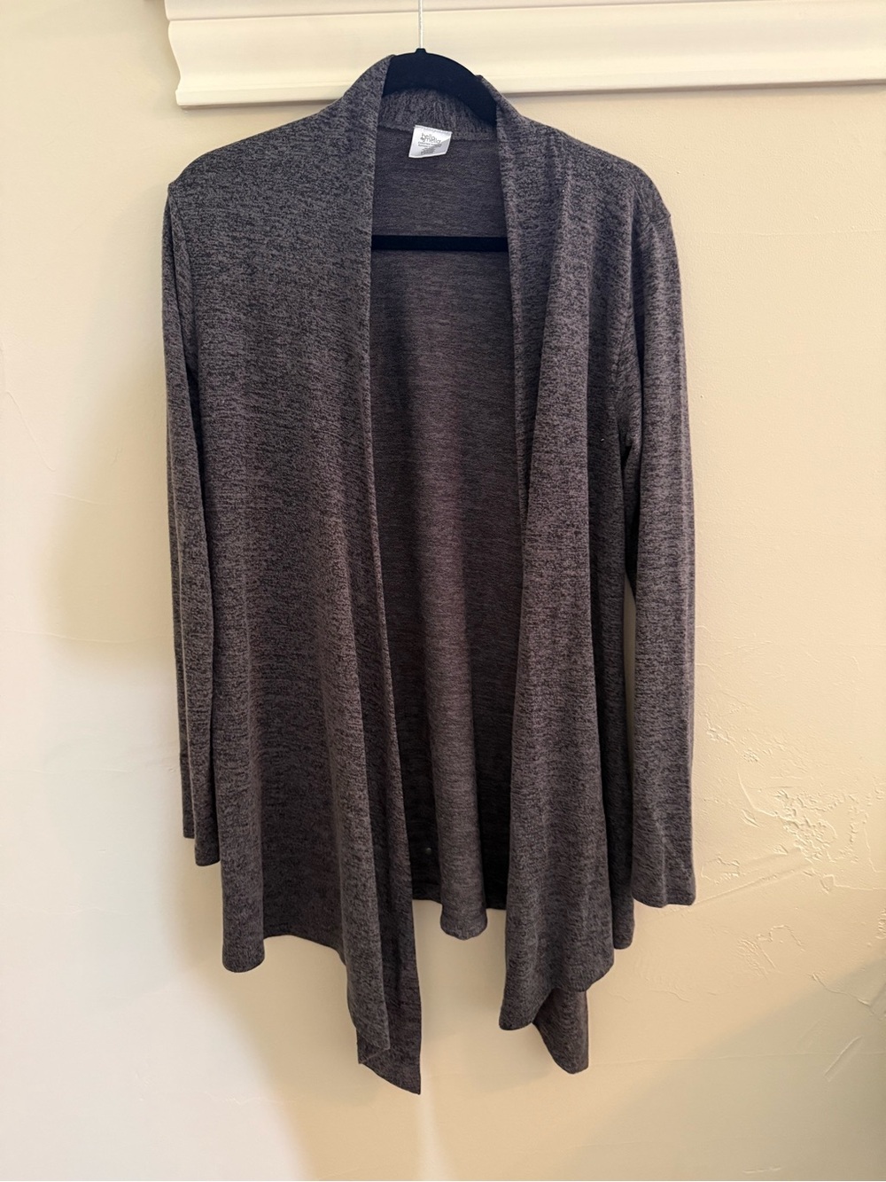 Hello Mello Carefree Threads Flyaway Cardigan - Heather Grey